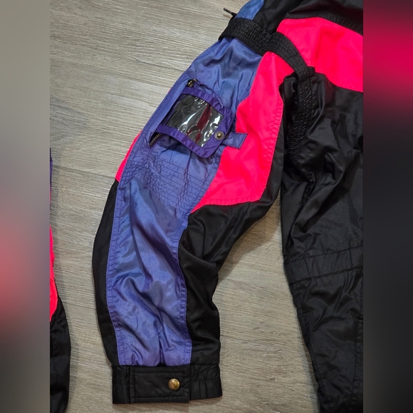 Vintage Sun Ice 3 In 1 Coat Vest Windbreaker Mens S Colorblock  Retro Unisex - Picture 9 of 12